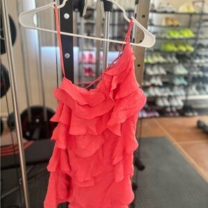 Selfie Leslie Watermelon Sleeveless Top